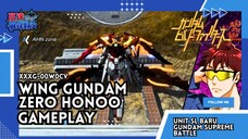 Menyala Gundam ku.. 🔥🔥| Gundam Wing Zero Honoo | Gundam Battle CN