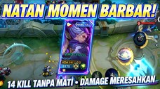 Natan Momen Barbar! π₯ 14 Kill Tanpa Mati & Damage Meresahkan Lawan, Auto Win di Rank! ππ₯