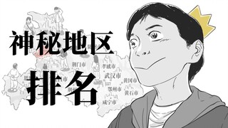 Ranking of several mysterious areas in China!
