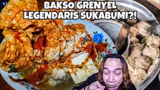 BAKSO GRENYEL LEGENDARIS SUKABUMI!! JUALAN PINGGIR REL KERETA