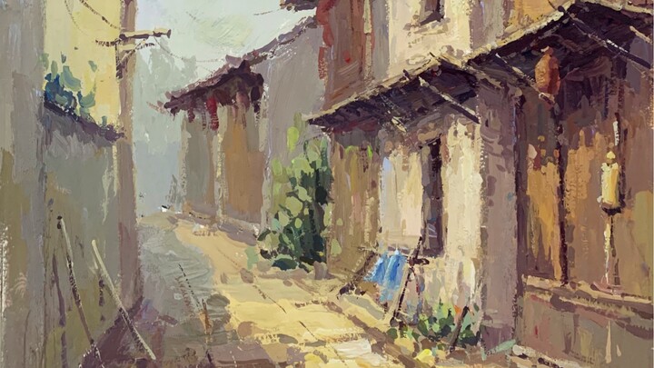 [Colorful Landscape] With a solid foundation, you can score high marks even painting architecture | 