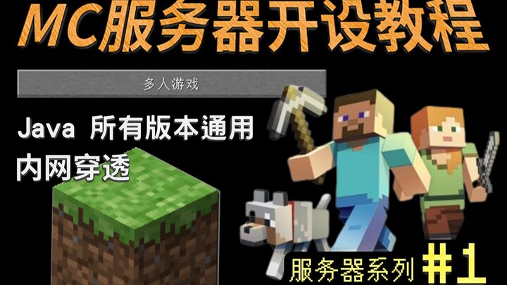 【SherkHol】 دليل إعداد خادم MC: سهل التعلم للمبتدئين، يناسب نسخة Java، مع اختراق الشبكة الداخلية – سل