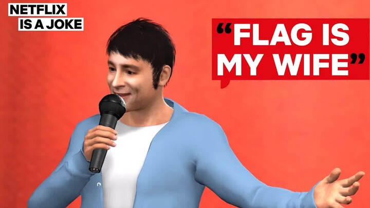 AI-generated Hilarious Script Movie: Stand-up Comedy — My Wife Is a Flag