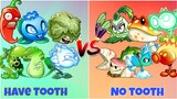 Team Have Tooth vs Team No Tooth: Which Team better? - Team Plants vs Team Plants - MK Kids