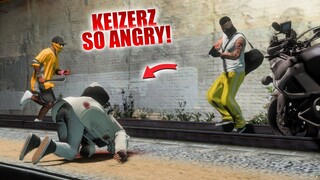 KEIZERZ MARAH ! TEMAN DIBUNUH OLEH GANGSTER !! GTA V ROLEPLAY