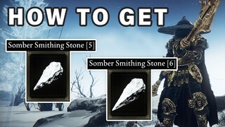 How to get SOMBER Smithing Stone 5 & 6 | Bell Bearing ► Elden Ring
