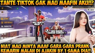 MAU MANJAIN DAN MINTA MAAF KE TANTE TIKTOK MALAH DI AJAKIN DUEL KARENA MASIH MARAH BANGET!!