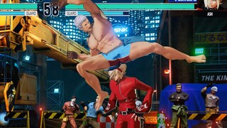 【4K】 ذا كينغ أوف فايترز 15 ~ نيك باس شيكايشي ضد آش الكلاسيكي ~ مود مواجهة على الكمبيوتر