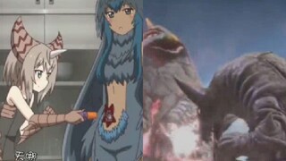 怪兽和怪兽娘的相同角色互动