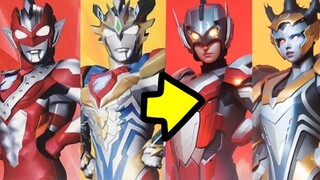 Ai Art Generate All Ultraman Z Form! Ultra Z Dragon King and Manhunter?