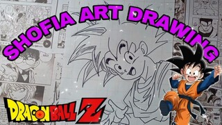 drawing son goten dari anime dragonball