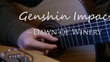 [Fingerstyle Guitar] Saber ดัดแปลง "เก็นชินอิมแพกต์" - Chenxi Winery BGM