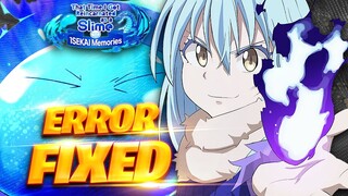 AFTER 24+ HOURS ERROR IS FIXED!! HUGE COMPENSATION INCOMING!! (Slime Isekai Memories)