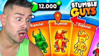 NOOB BEKOMMT SELTENSTEN 0.001% SKIN in STUMBLE GUYS!