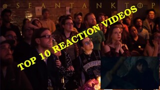 Top 10 reaction for Game of Thrones Season 8 x 3 ( Arya kills Night King )
