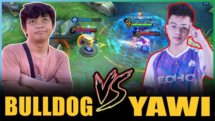 BULLDOG SINABAYAN SI YAWI😮😶 FULL TEAM ECHO vs BULLDOG IN RANK I MOBILE LEGENDS