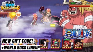 New Weekly Gift Code + My Lineup For World Boss! OPG: Treasure Island Mobile