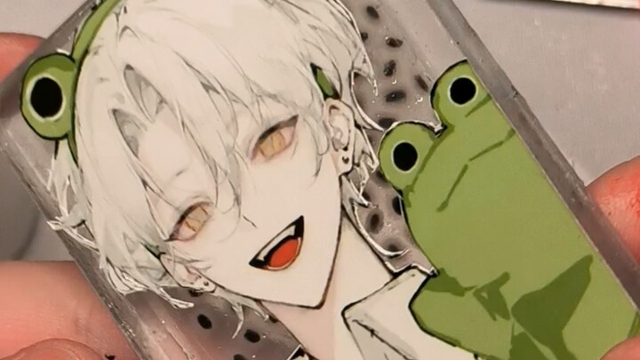 Coba bikin slime telur katak