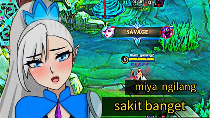 WTF DAMAGE!!!! MIYA BEST HIGH CRITICAL BUILD 2024! AUTO ONESHOT EVERYONEI - mobile legends