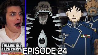 GLUTTONY'S FINAL FORM?! | Fullmetal Alchemist: Brotherhood REACTION Episode 24 (Inside the Belly)