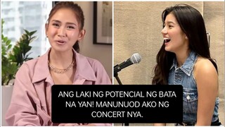 WOW! SARAH G. PINURI SI BELLE MARIANO SA PAGIGING TALENTED NITO! MANUNUOD SYA NG CONCERT!!!