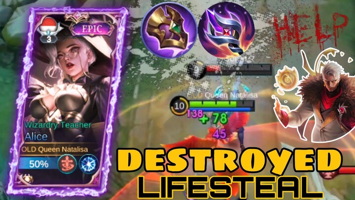 ALICE THE DESTRUCTION OF YU ZHONG'S LIFESTEAL HERO