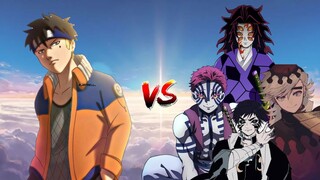 Who is strongest | Kawaki vs Upper moons Demon slayer