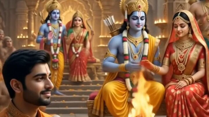 “श्री राम विवाह का दिव्य दृश्य 🙏🚩”“राम-सीता विवाह ❤️🙏 | Divine Wedding”“जय श्री राम 🚩 | राम-सीता
