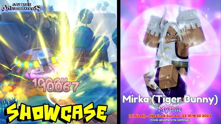 LVL 100 MIRKA (TIGER BUNNY) [LIMITED UNIT] (MYSTERIOUS EGG #2) SHOWCASE - ANIME ADVENTURES