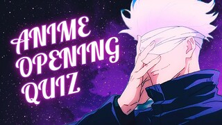 ANIME OPENING QUIZ - 40 Openings [VERY EASY]