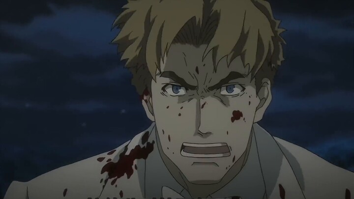 In the anime "The Eternal Wine", a thug in a suit rams his body into a lighthouse to save his wife.