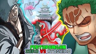 ZORO vs KYOSHIRO, Apa Mungkin Kyoshiro Benar Benar Kuat Sampai Dia Bisa Menahan Zoro?