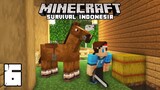 PERJUANGAN MENDAPAT KUDA PERTAMA DI MODE HARD🔥- Minecraft Survival Indonesia (Ep.6)