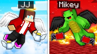 Minecraft ANGEL JJ vs DEMON Mikey! (Maizen Mazien Mizen)