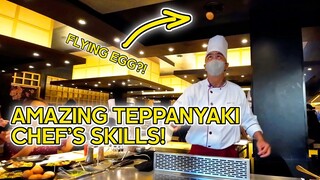 Teppanyaki in Mall of Asia, Philippines | BEST AND FUN CHEF'S SKILLS! [RAVE Vlogs! #13]