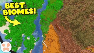 10 BEST MINECRAFT BIOMES FOR BUILDING!