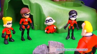 Incredibles 2 put to sleep by PJ Masks Romeo who Takes their Super Powers