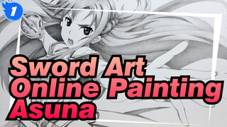 90mins to Draw A Asuna Sketch | Sword Art Online Painting_1