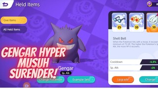 META GENGAR FULL SP ATK SUPER DPS MUSUH SURRENDER - POKEMON UNITE