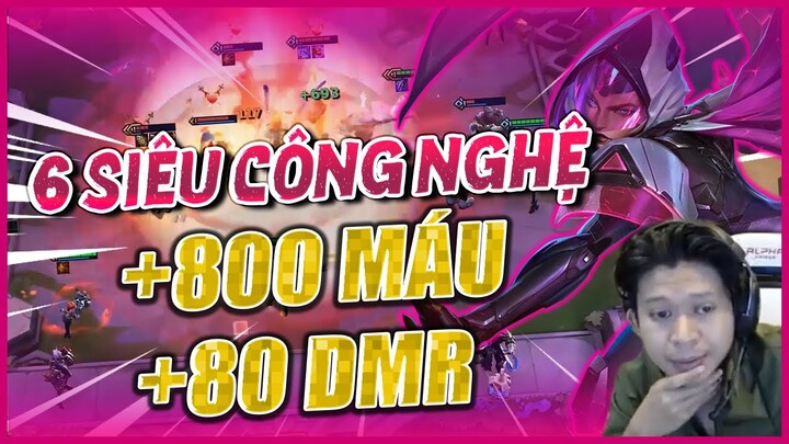 6 SIÊU CÔNG NGHỆ: ĐỘI HÌNH CÔNG THỦ TOÀN DIỆN LÀ ĐÂY!!! | ĐTCL MÙA 3 | QTV