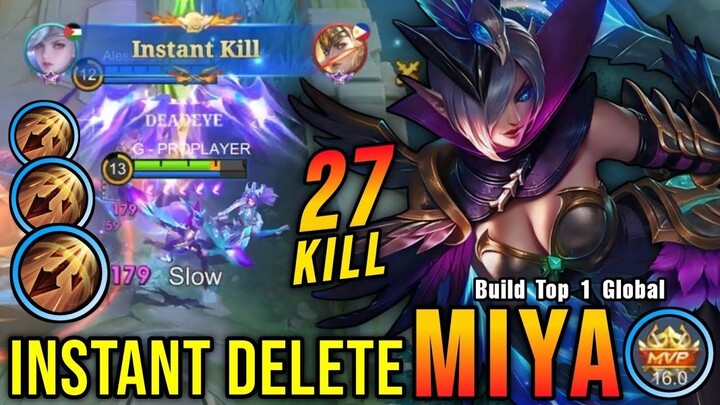 27 Kills!! Karrie Quantum Razor New MPL Skin!! - Build Top 1 Global Karrie ~ MLB