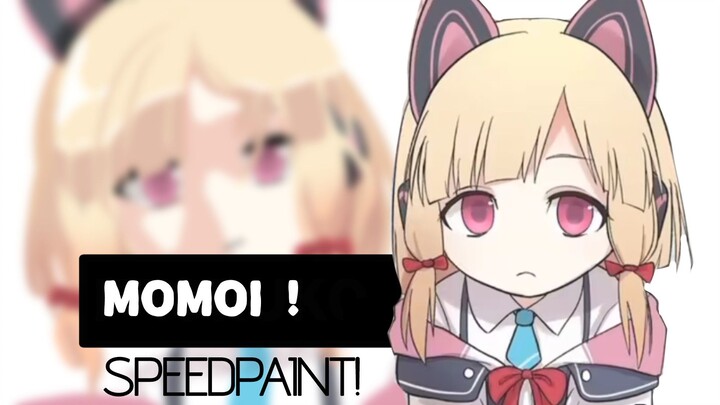 MENGGAMBAR MOMOI SI TUKANG TOXIC 😂! Momoi [SpeedPaint]