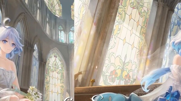 [Genshin Impact] Fu Nina's White Silk Wedding! Fu Fu's Wedding - [Promise of the Sea]
