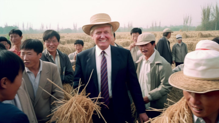 Rare footage of Chuanbao arriving in China years ago to learn hybrid rice breeding techniques and qu