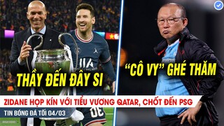 TIN BÓNG ĐÁ TỐI 4/3| Zidane chốt đến PSG làm thầy Messi, HLV Park dương tính với Covid-19