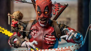 Unboxing HotToys 1/6 CMS06 Marvel Zombie Zombie Deadpool Zombie HT Action Figure