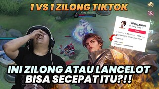 NANTANGIN ZILONG TIKTOK BY 1 !! GA NGOTAK FAST HANDNYA !! NGECHEATKAH ?! KELUARIN R7 CHOU !!