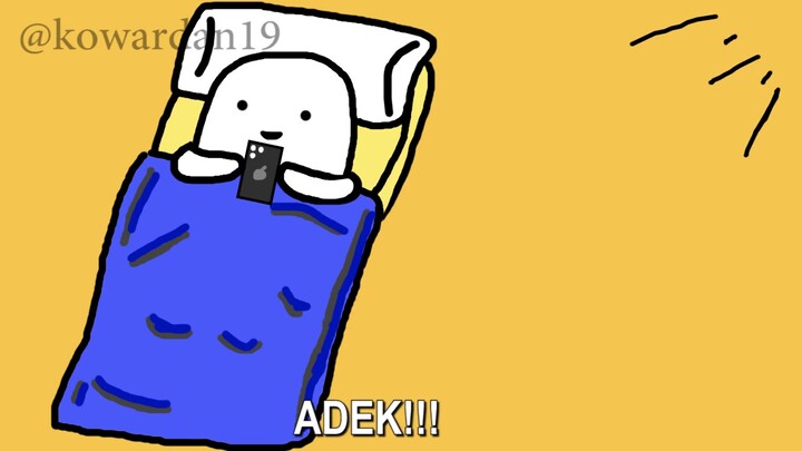 Ketika denger adek lu lagi dimarahin