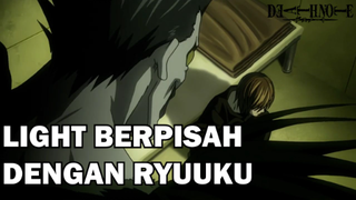 Light Berpisah Dengan Ryuuku ❗️❗️ - Death Note