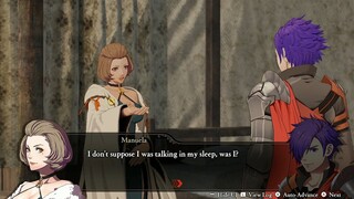 Shez (M) & Manuela Level C Support Conversation - Fire Emblem Warriors: Three Hopes (DEMO)